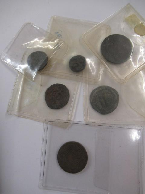 QUANTITY OF ANCIENT WORLD COPPER COINS Image