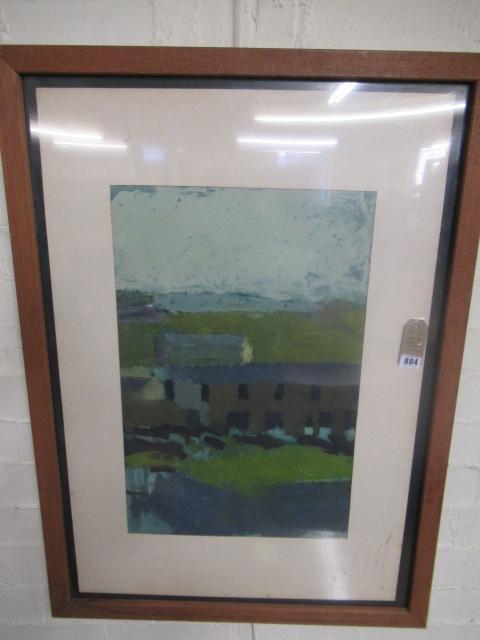 FRAMED SEMI ABSTRACT LANDSCAPE Image