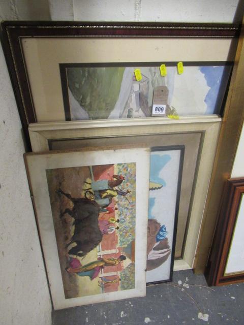 QUANTITY OF VINATAGE AND OTHER PICTURE AND PRINTS Image