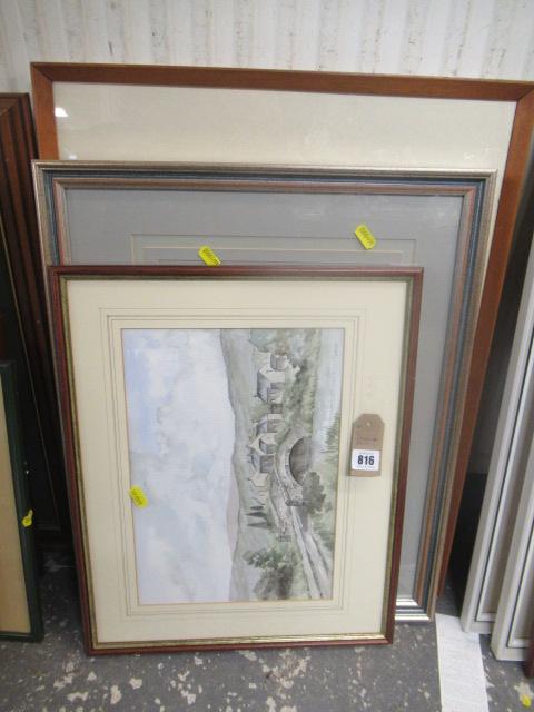 THREE WATERCOLOURS Image