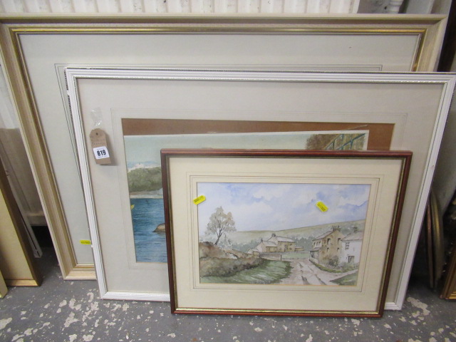 THREE WATERCOLOURS Image