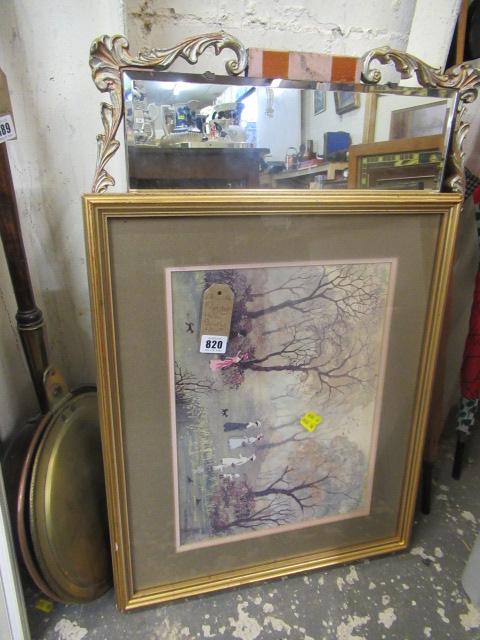 HELEN BRADLEY PRINT AND A MIRROR Image