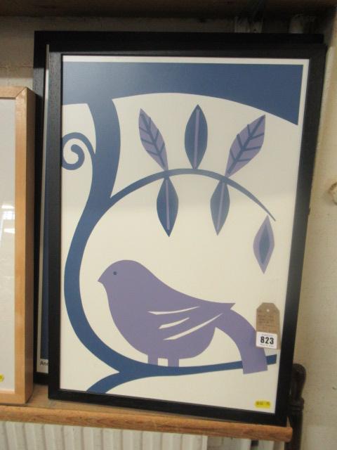 PAIR OF FORMICA BIRD PICTURES BY ANNA EILERT Image