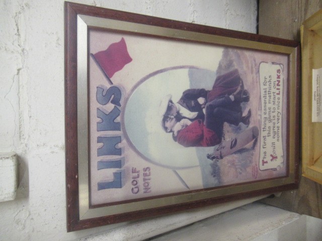 QUANTITY OF GOLFING PICTURES INCLUDING SIGNED LIMITED EDITION PRINT BY TAYLOR WEBB Image