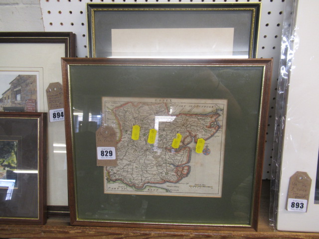 TWO PRINTS AND A MAP OF ESSEX Image