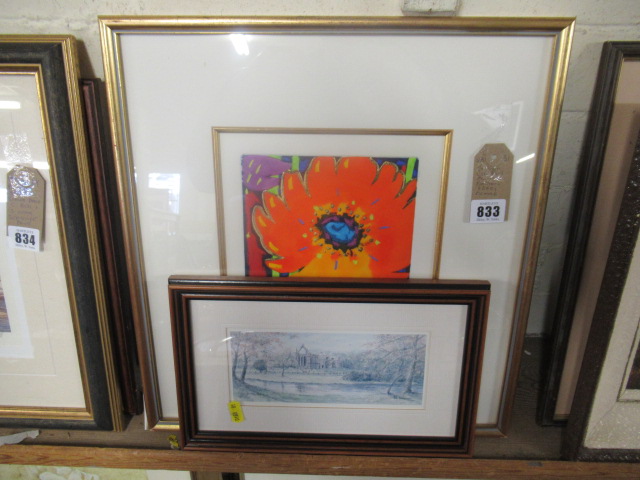 SIGNED LIMITED EDITION PRINT AND PICTURE OF BOLTON ABBEY  Image