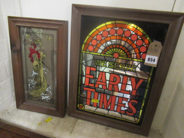 TWO ADVERTISING MIRRORS Image