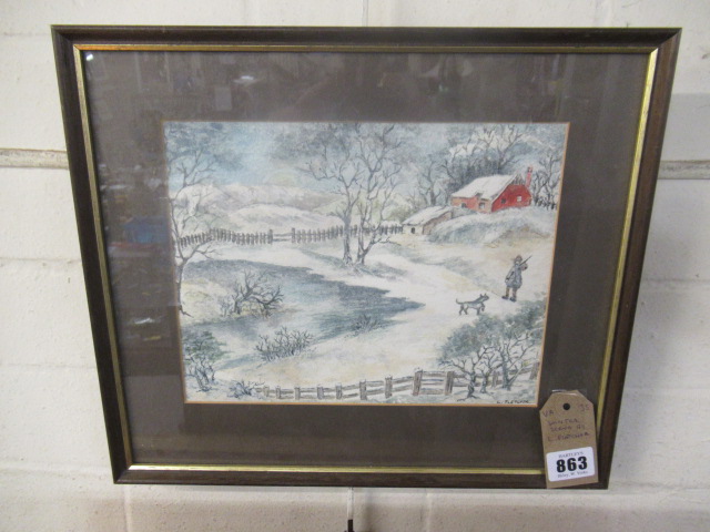 WINTER SCENE BY L FLETCHER Image