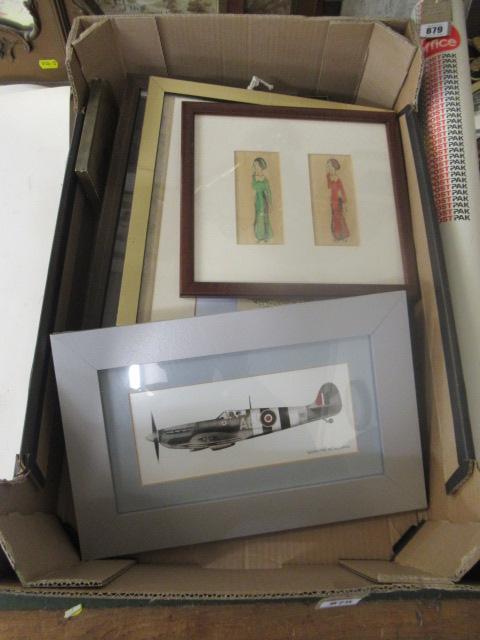 BOX OF FRAMED PRINTS Image