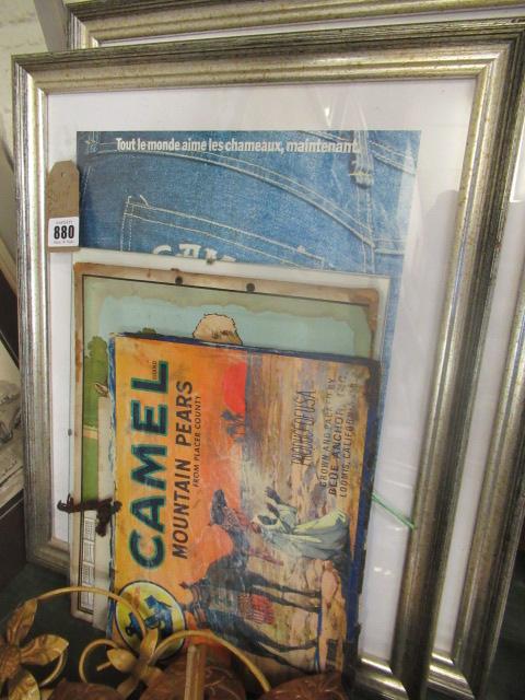 QUANTITY OF CAMEL CIGARETTE ADVERTISING POSTERS Image