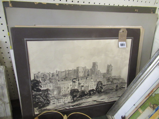 SEVEN UNFRAMED WATERCOLOURS BY JULIAN MARSHALL Image