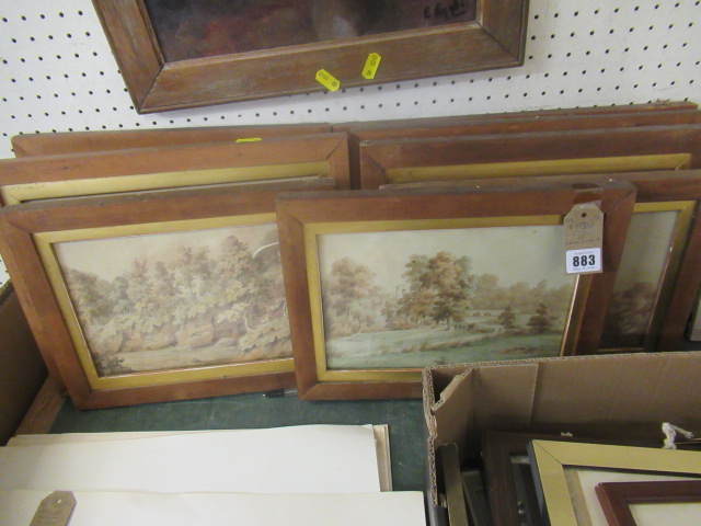 NINE 18TH CENTURY WATERCOLOURS OF THE LAKE DISTRICT Image