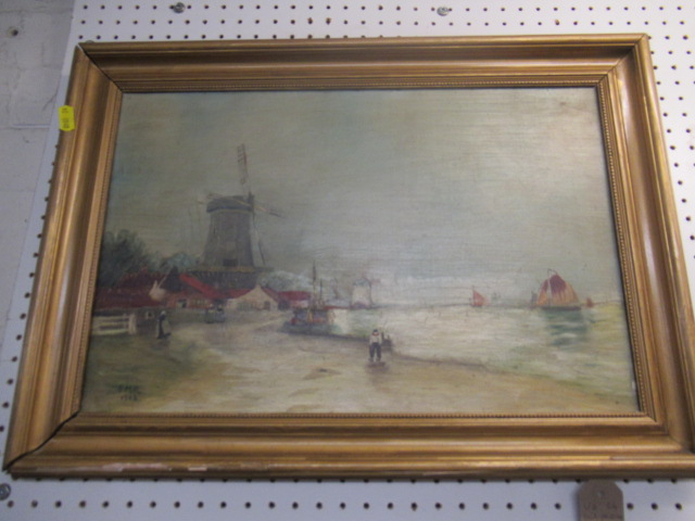 OIL ON CANVAS DATED 1902 Image