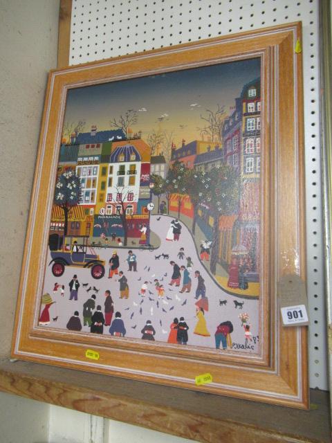 SIGNED PAINTING ON CANVAS Image