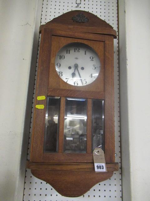 AMERICAN OAK WALL CLOCK Image