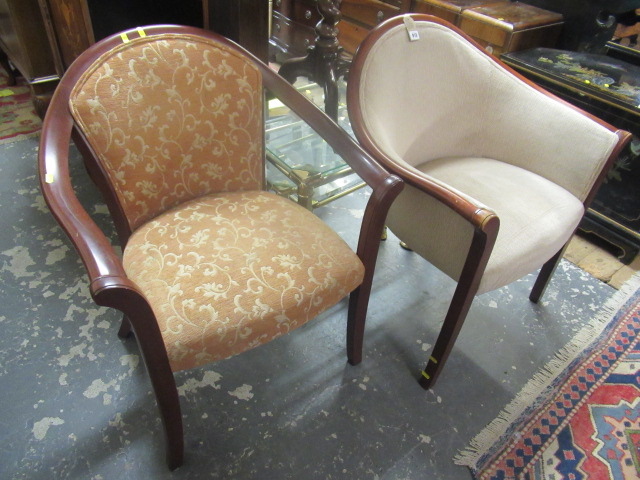 TWO PARKER KNOLL WINDOW CHAIRS Image