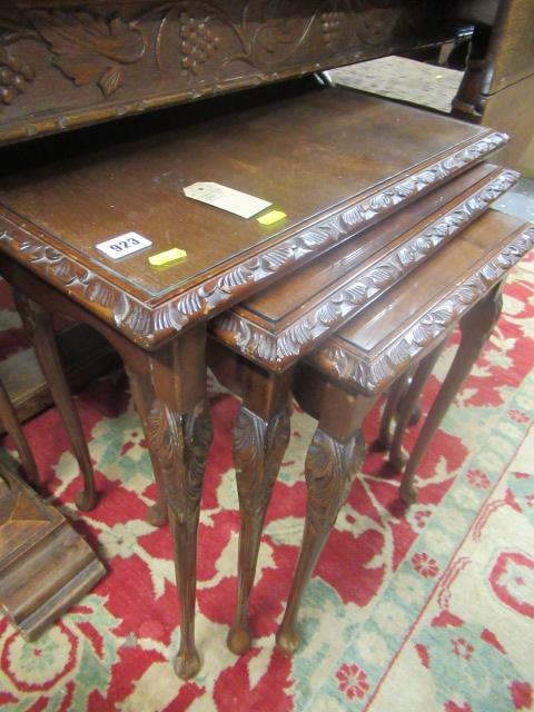 MAHOGANY NEST OF TABLES Image