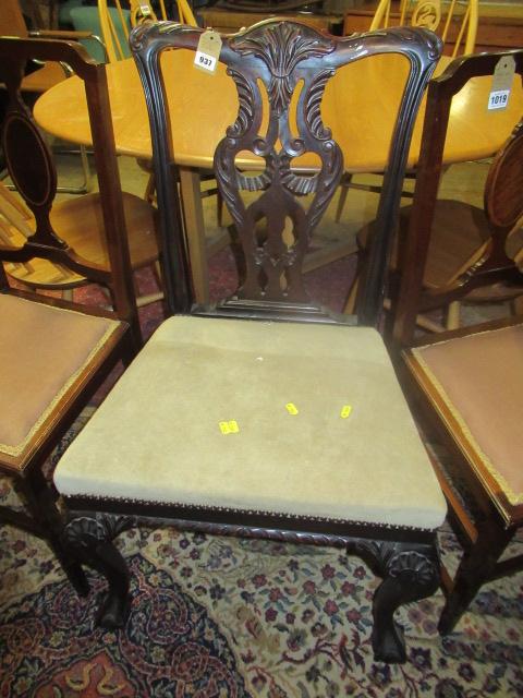 LARGE CARVED CHAIR Image