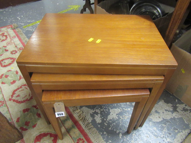 RETRO TEAK NEST OF TABLES Image