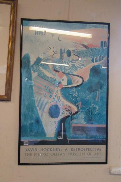 DAVID HOCKNEY   RETROSPECTIVE METROPOLITAN MUSEUM OF ART POSTER Image