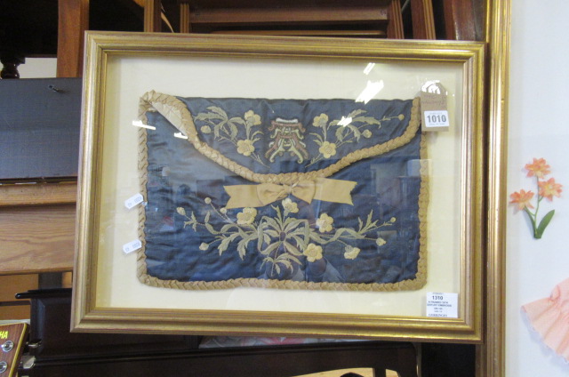 19TH CENTURY FRAMED EMBROIDERY Image