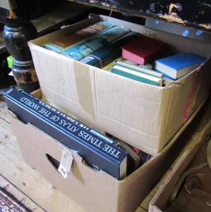 FOUR BOXES OF BOOKS Image