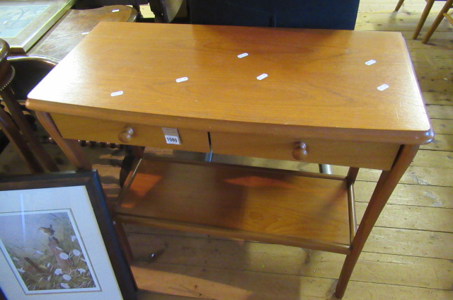 SUTCLIFFE TWO DRAWER SIDE TABLE Image