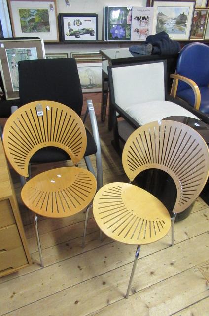 TWO FREDERIKA DESIGNER CHAIRS Image