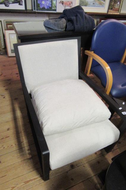 RETRO STAINED BEECH ARMCHAIR Image