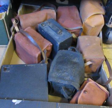 BOX OF VINTAGE CAMERAS Image