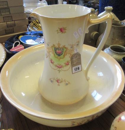 CROWN DUCAL PITCHER AND A WATER BASIN Image
