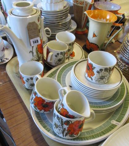 TRAY OF CHINA INCLUDING COFFEE SET Image