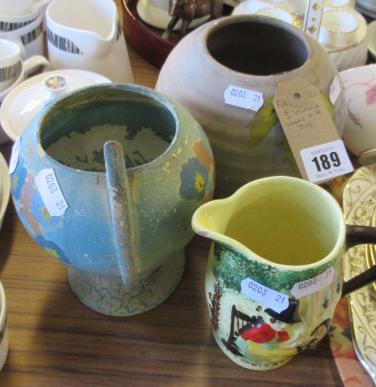 TWO VINTAGE VASES AND A JUG Image