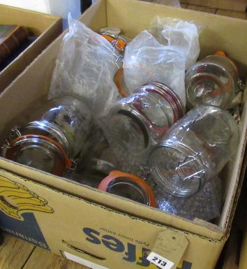 BOX OF KILNER JARS Image