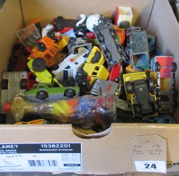 BOX OF DIECAST CARS Image