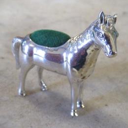 SILVER HORSE PIN CUSHION Image