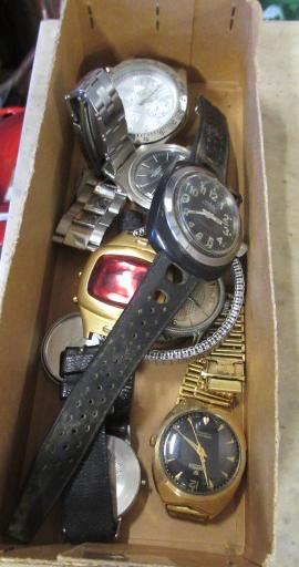 BOX OF WATCHES Image