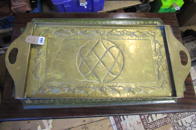 GLASGOW SCHOOL OF ARTS BRASS TRAY Image