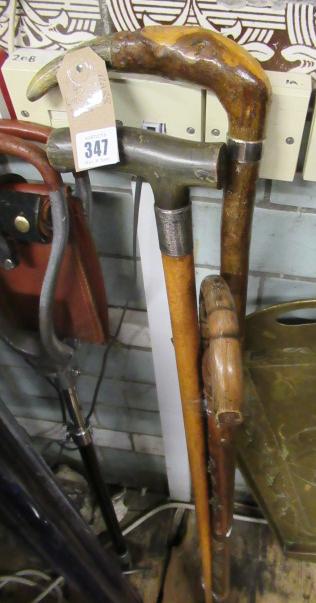 FOUR WALKING STICKS Image