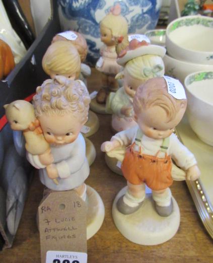 SEVEN MABEL LUCIE ATTWELL FIGURES Image