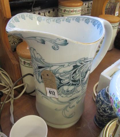 MALVERN EARLY 20TH CENTURY JUG AND SMALL ORIENTAL VASE Image