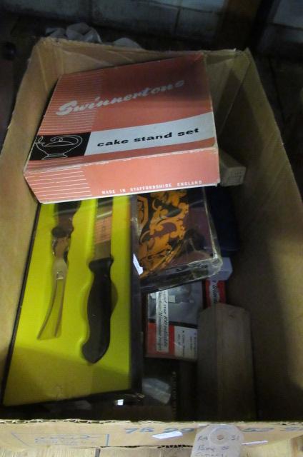 BOX OF CUTLERY ETC Image
