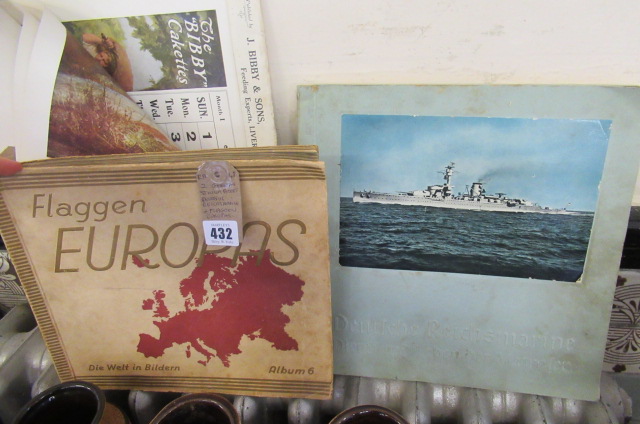 TWO GERMAN STICKER BOOKS  Image