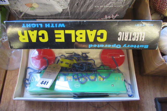 VINTAGE CABLE CAR TOY Image