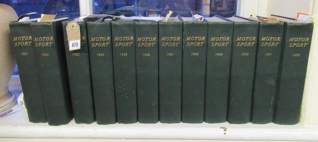 RUN OF BOUND MOTOR SPORT MAGAZINES 1961-72 Image