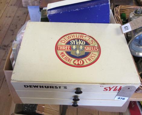 SMALL SYLKO THREE DRAWER UNIT WITH BOBBINS Image