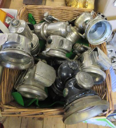 SIX OLD CAR SIDE LAMPS Image