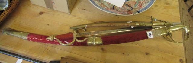 THREE INDIAN CEREMONIAL SWORDS Image