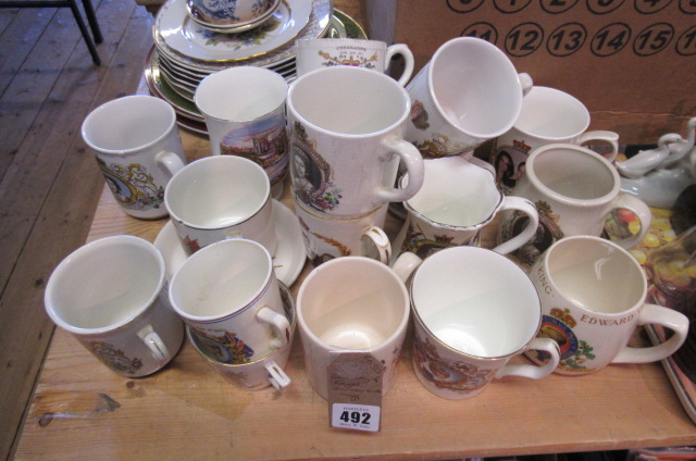 QUANTITY OF ROYAL COMMEMORATIVE MUGS Image