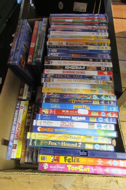 BOX OF DVDS Image